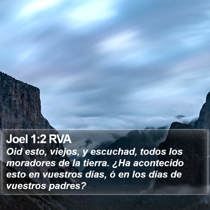 Joel 1:2 RVA Bible Study