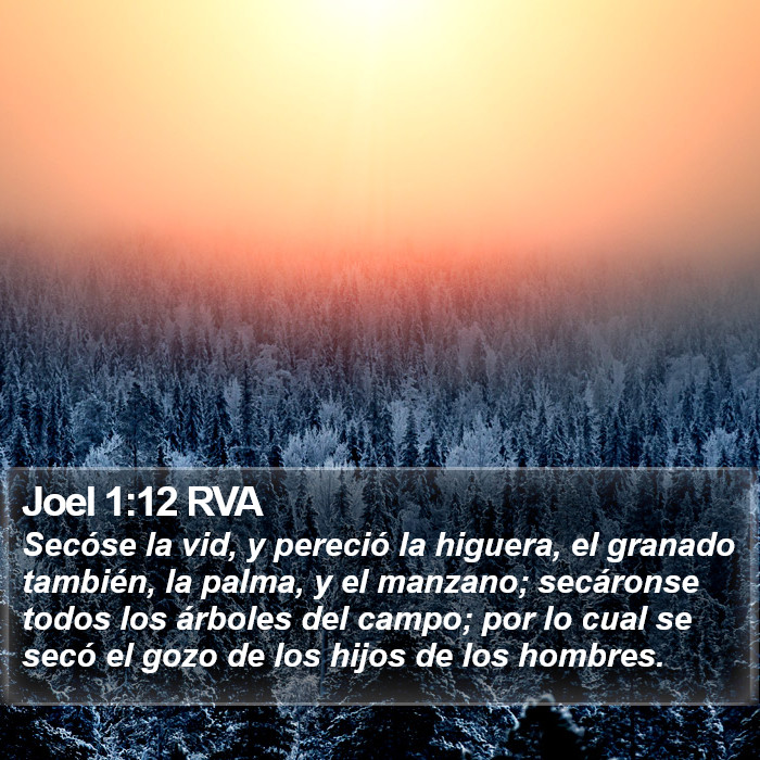 Joel 1:12 RVA Bible Study