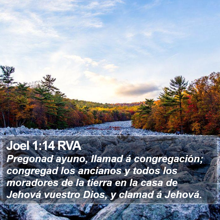 Joel 1:14 RVA Bible Study