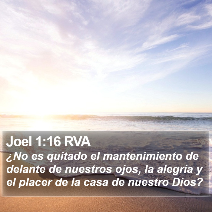 Joel 1:16 RVA Bible Study