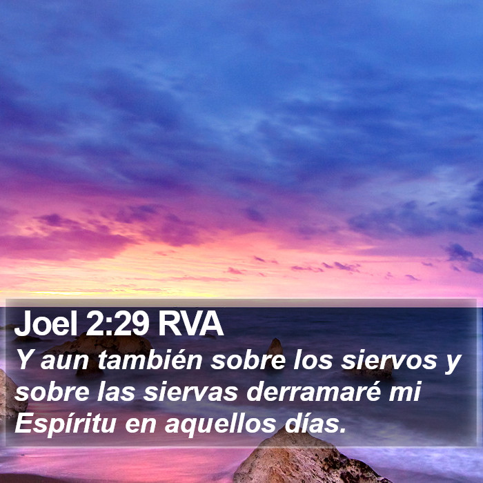 Joel 2:29 RVA Bible Study