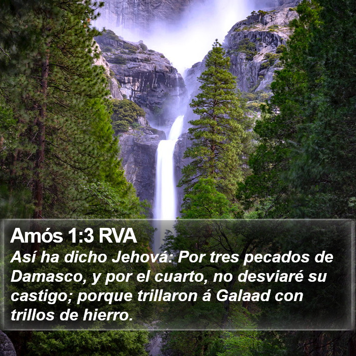 Amós 1:3 RVA Bible Study