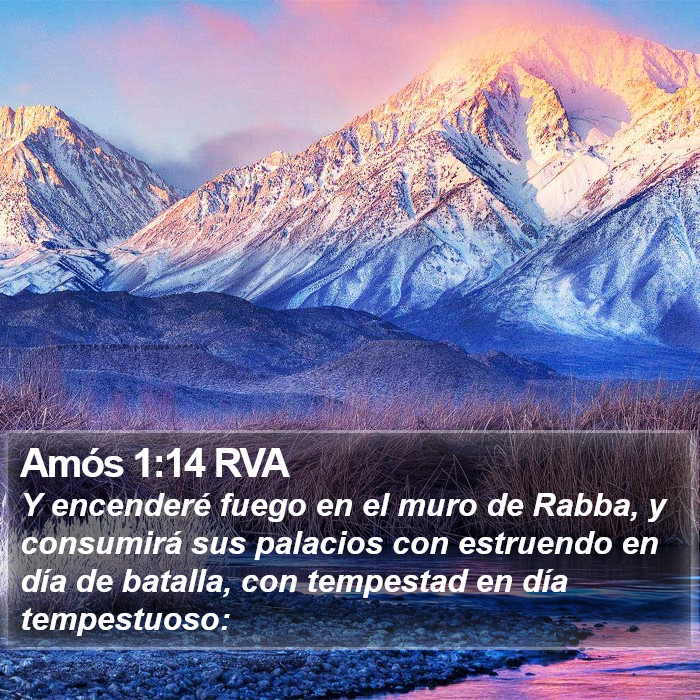 Amós 1:14 RVA Bible Study