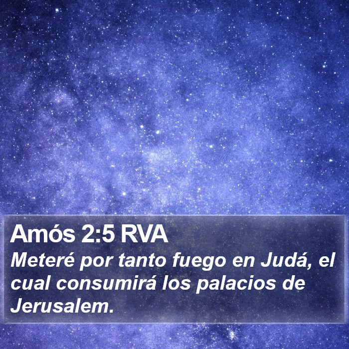 Amós 2:5 RVA Bible Study