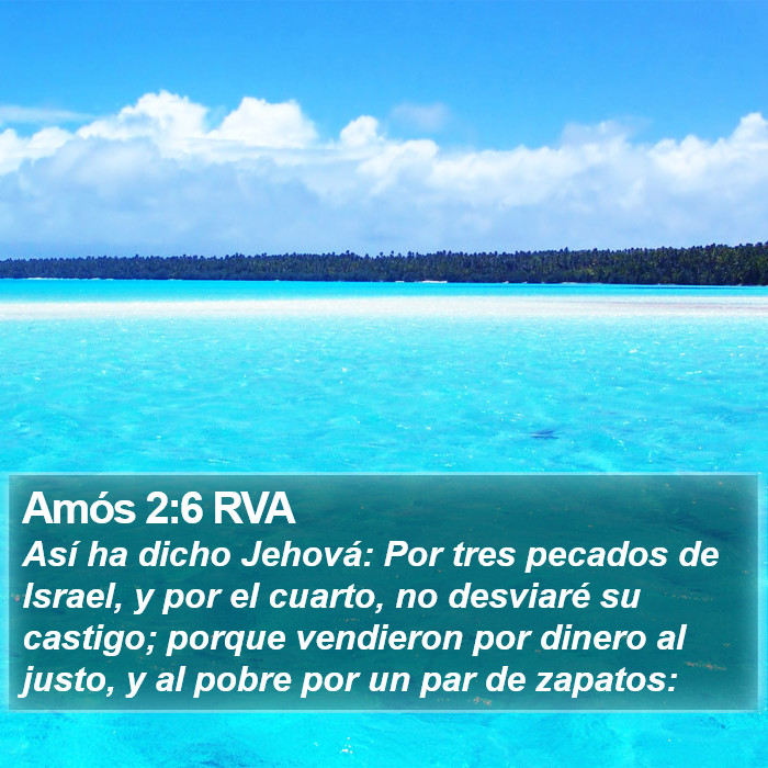 Amós 2:6 RVA Bible Study