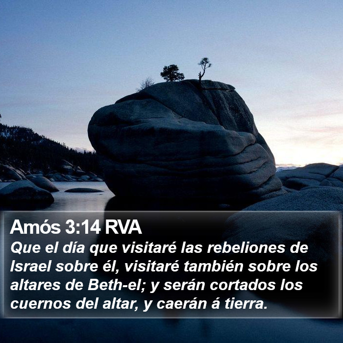 Amós 3:14 RVA Bible Study