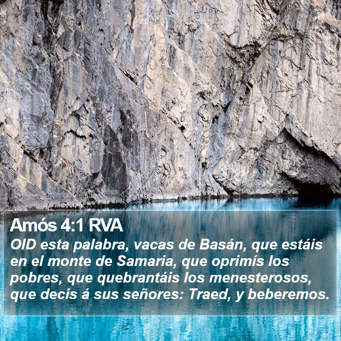 Amós 4:1 RVA Bible Study