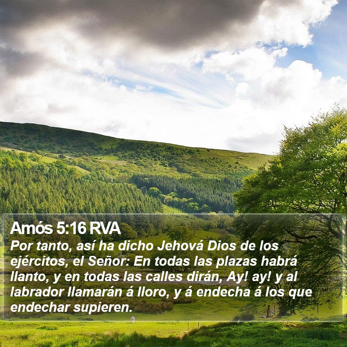 Amós 5:16 RVA Bible Study