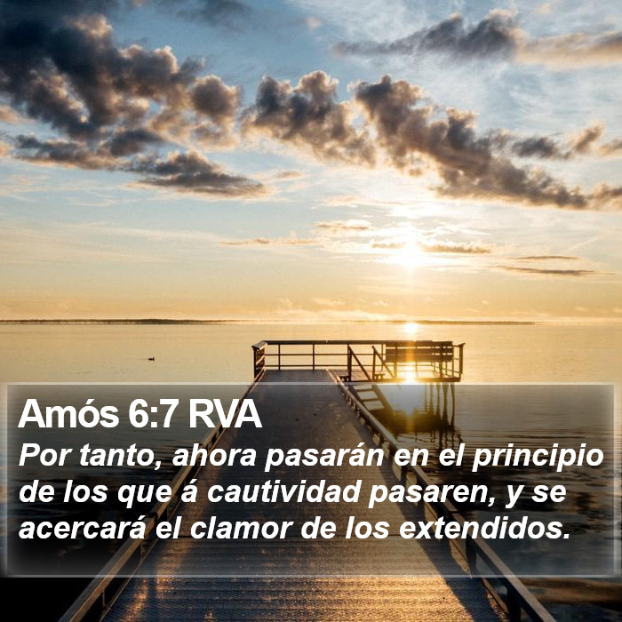 Amós 6:7 RVA Bible Study