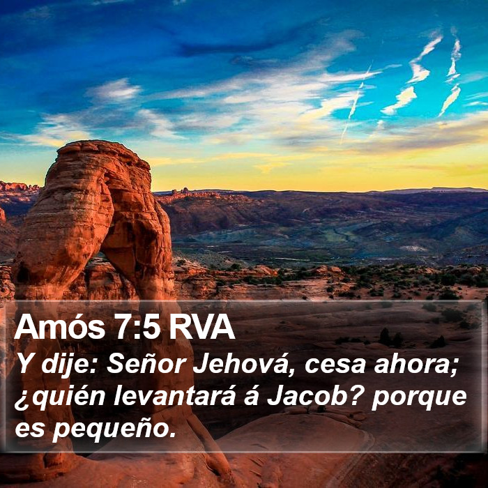 Amós 7:5 RVA Bible Study