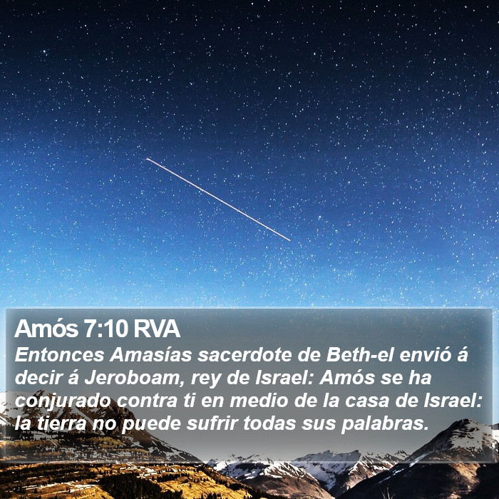 Amós 7:10 RVA Bible Study