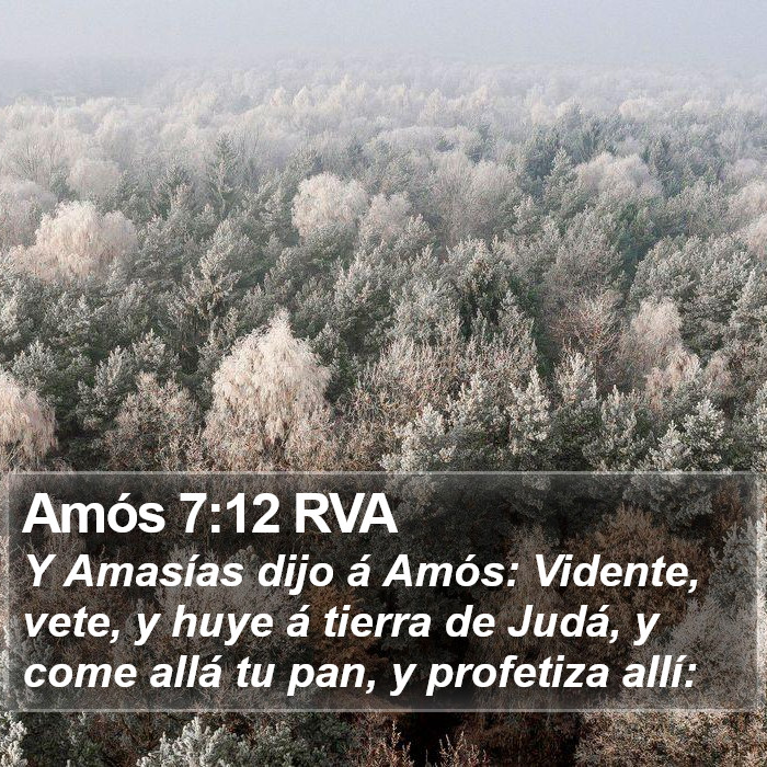 Amós 7:12 RVA Bible Study