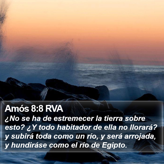 Amós 8:8 RVA Bible Study