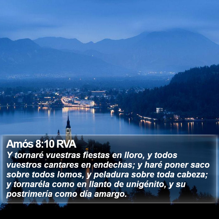 Amós 8:10 RVA Bible Study