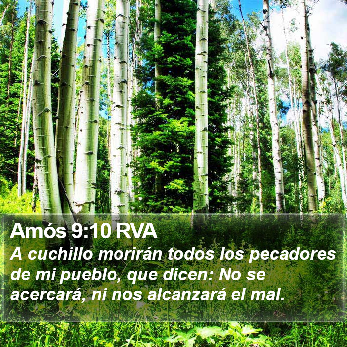 Amós 9:10 RVA Bible Study