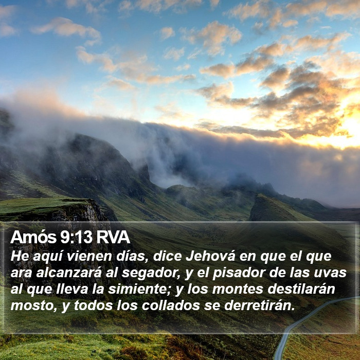 Amós 9:13 RVA Bible Study