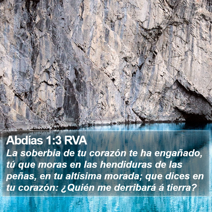 Abdías 1:3 RVA Bible Study