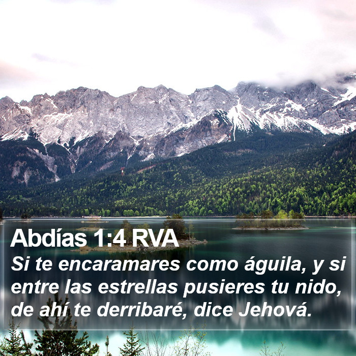 Abdías 1:4 RVA Bible Study