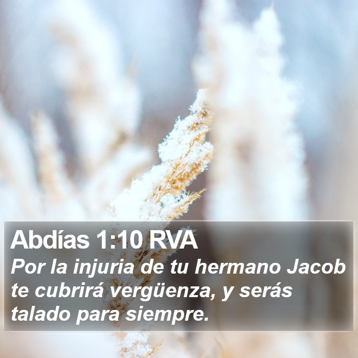 Abdías 1:10 RVA Bible Study