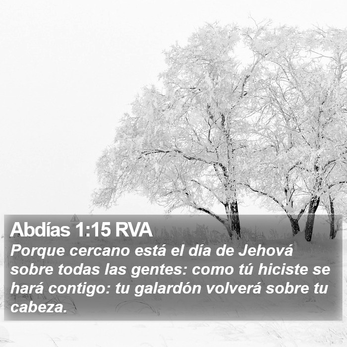 Abdías 1:15 RVA Bible Study