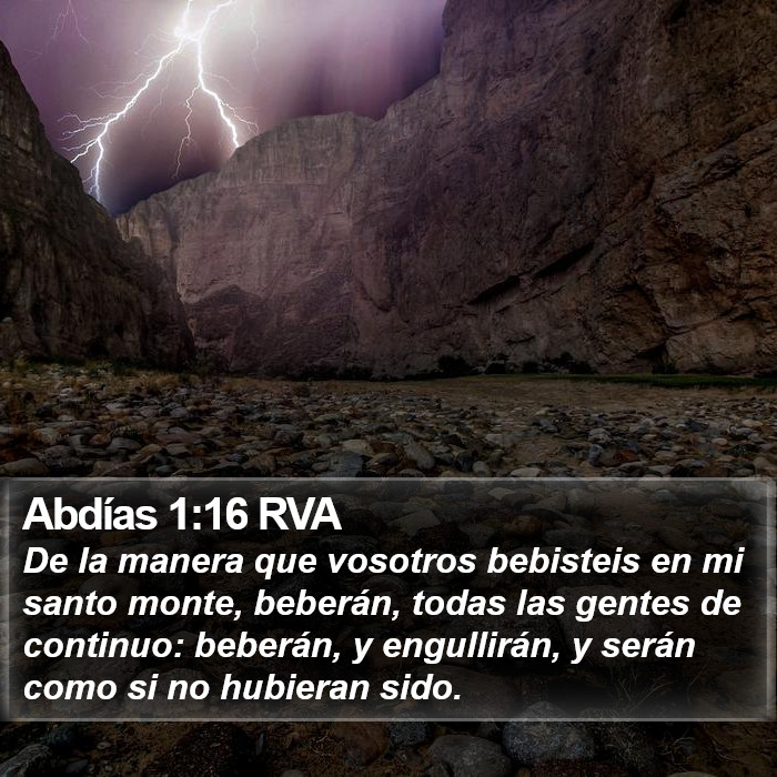 Abdías 1:16 RVA Bible Study