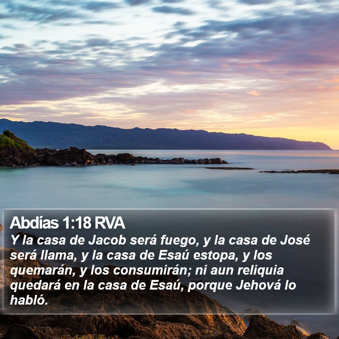 Abdías 1:18 RVA Bible Study