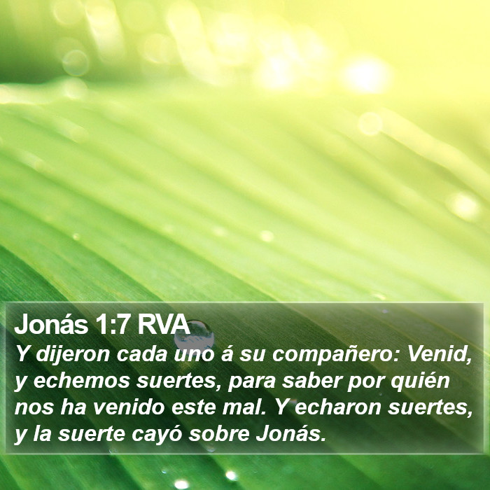 Jonás 1:7 RVA Bible Study