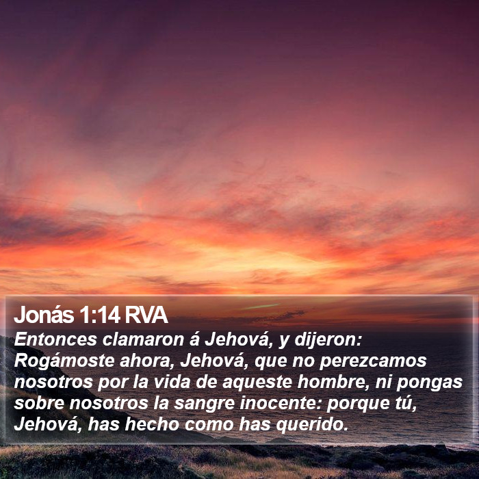 Jonás 1:14 RVA Bible Study