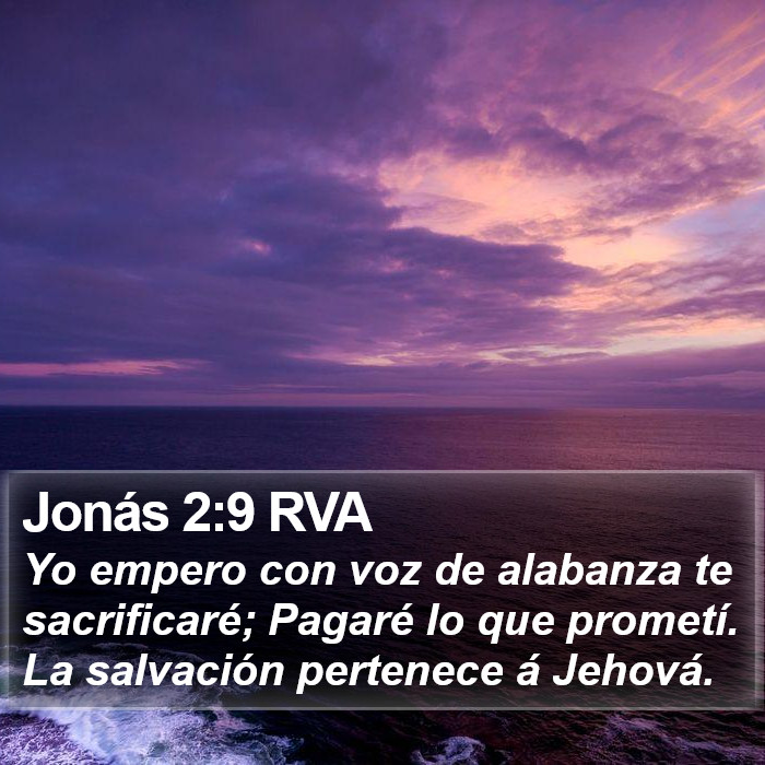 Jonás 2:9 RVA Bible Study