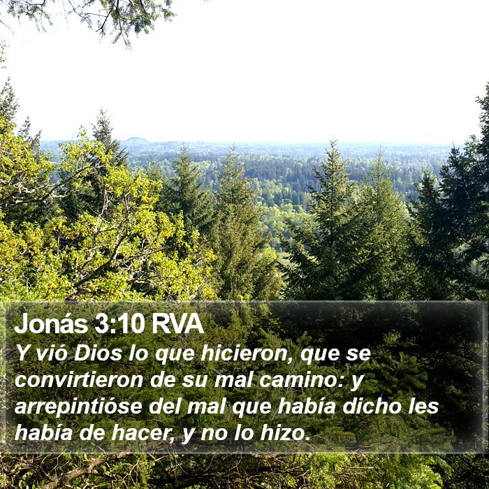 Jonás 3:10 RVA Bible Study