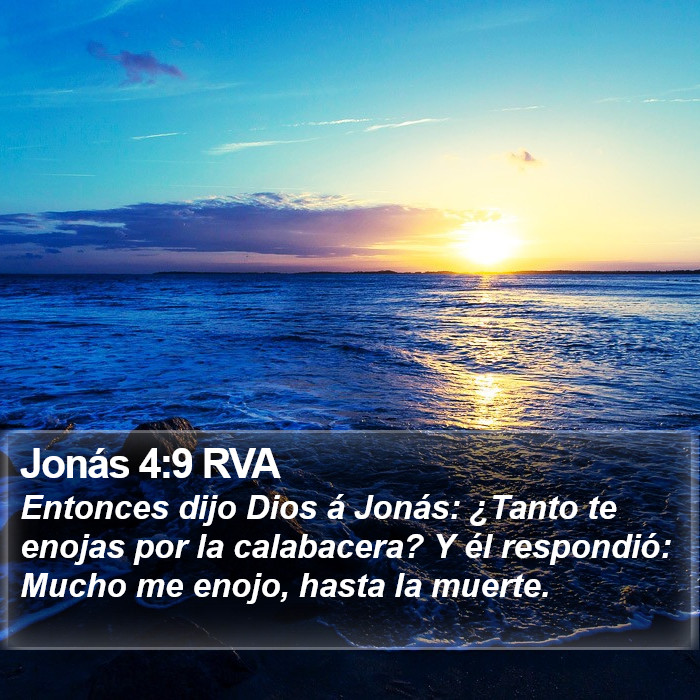 Jonás 4:9 RVA Bible Study