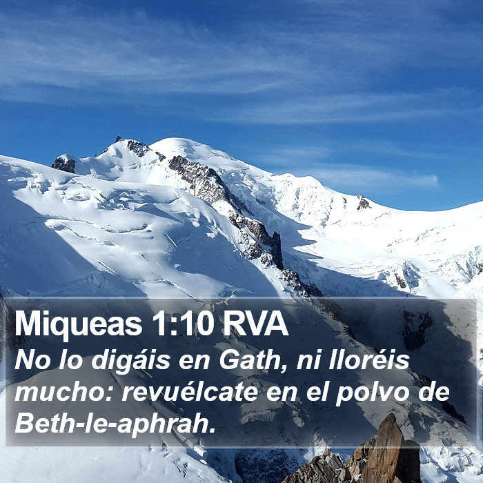 Miqueas 1:10 RVA Bible Study