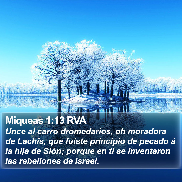 Miqueas 1:13 RVA Bible Study