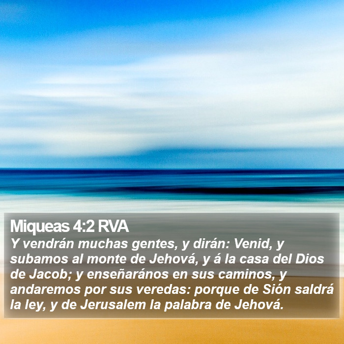 Miqueas 4:2 RVA Bible Study