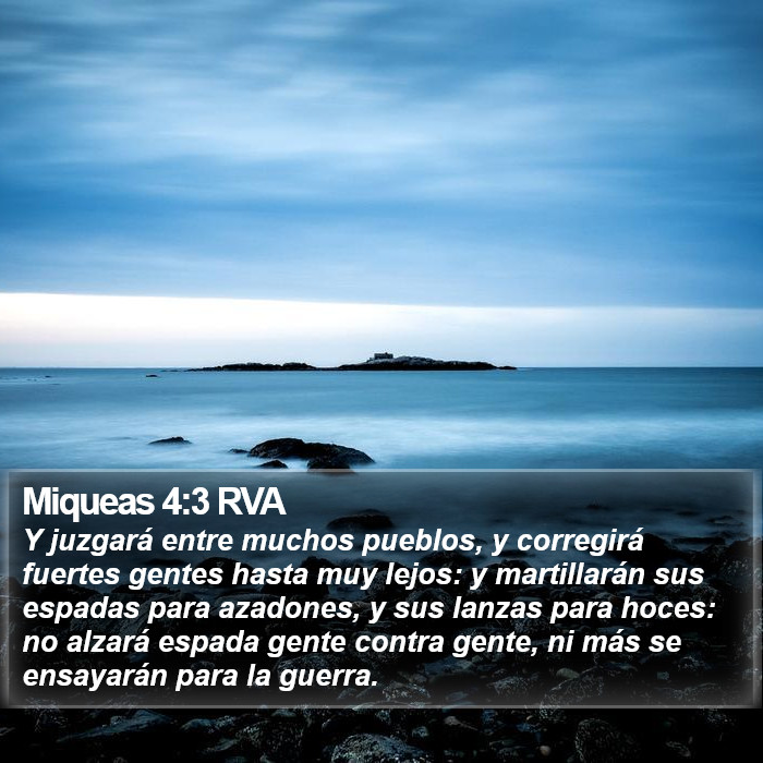 Miqueas 4:3 RVA Bible Study