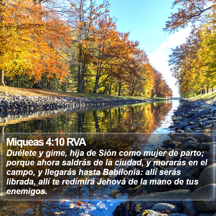 Miqueas 4:10 RVA Bible Study