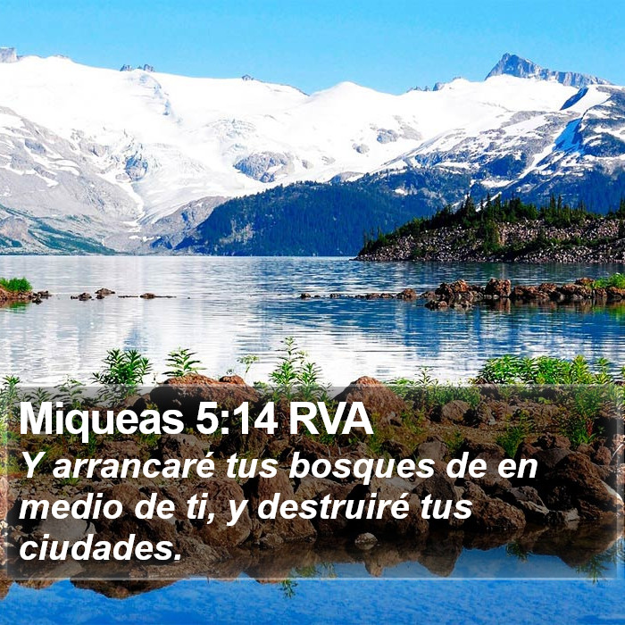 Miqueas 5:14 RVA Bible Study