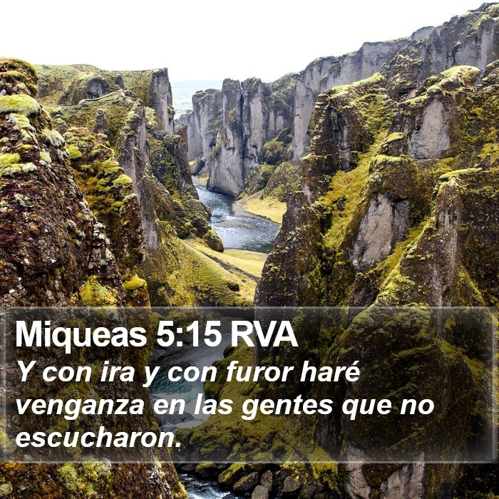 Miqueas 5:15 RVA Bible Study