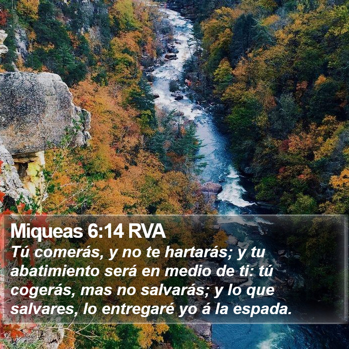 Miqueas 6:14 RVA Bible Study