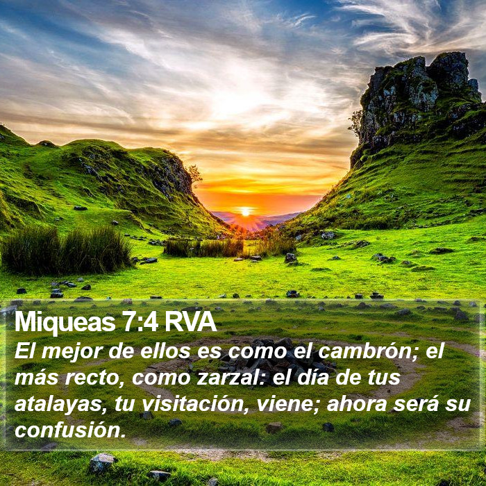 Miqueas 7:4 RVA Bible Study