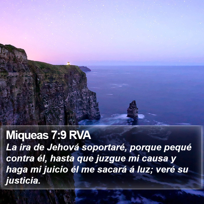 Miqueas 7:9 RVA Bible Study