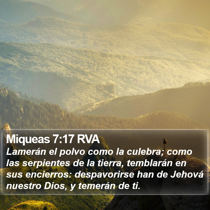 Miqueas 7:17 RVA Bible Study