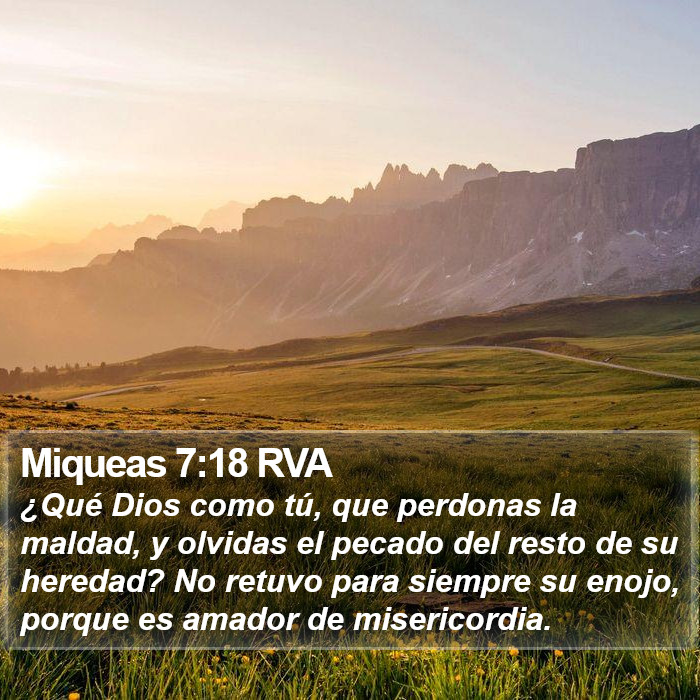 Miqueas 7:18 RVA Bible Study