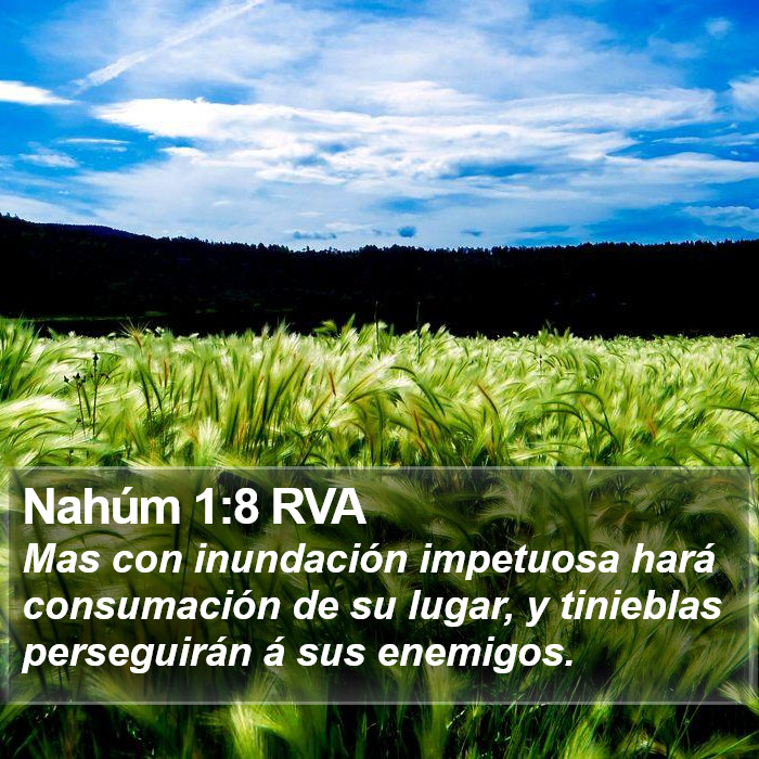 Nahúm 1:8 RVA Bible Study