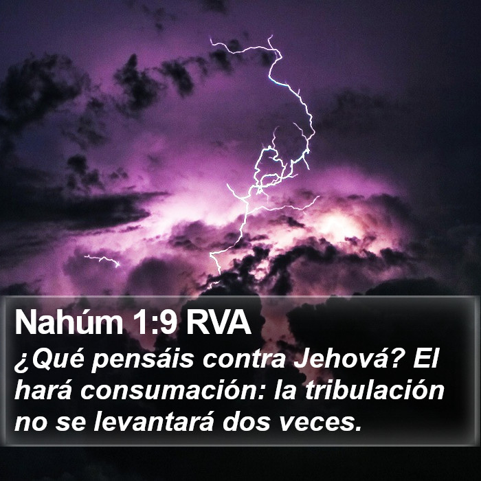 Nahúm 1:9 RVA Bible Study