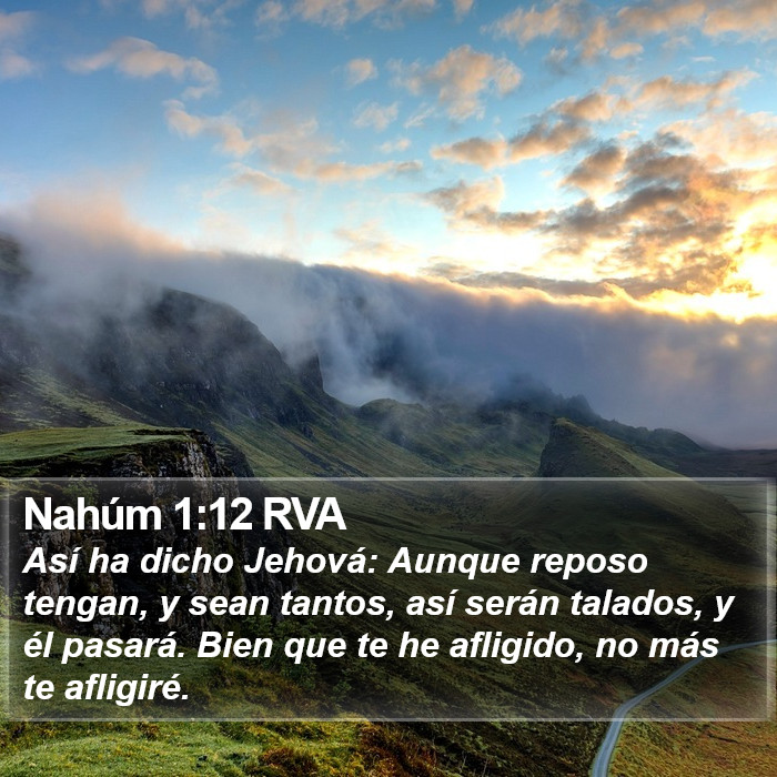 Nahúm 1:12 RVA Bible Study