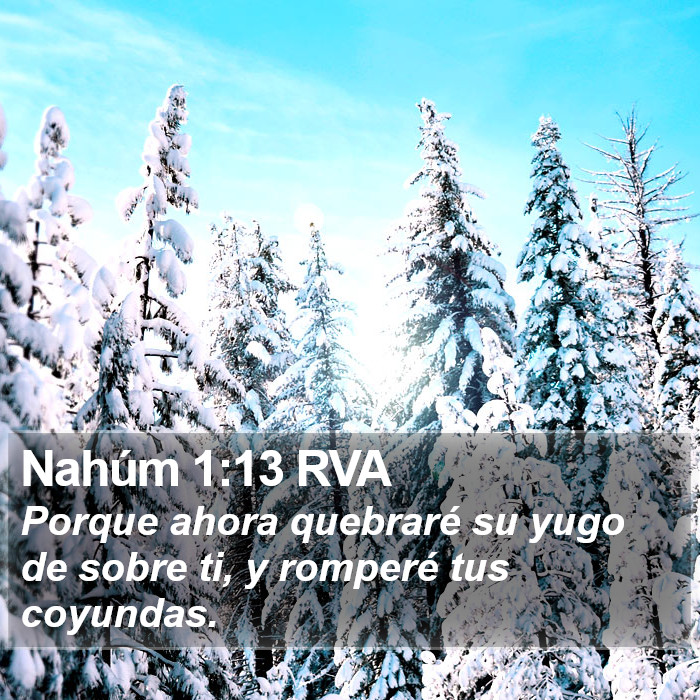 Nahúm 1:13 RVA Bible Study