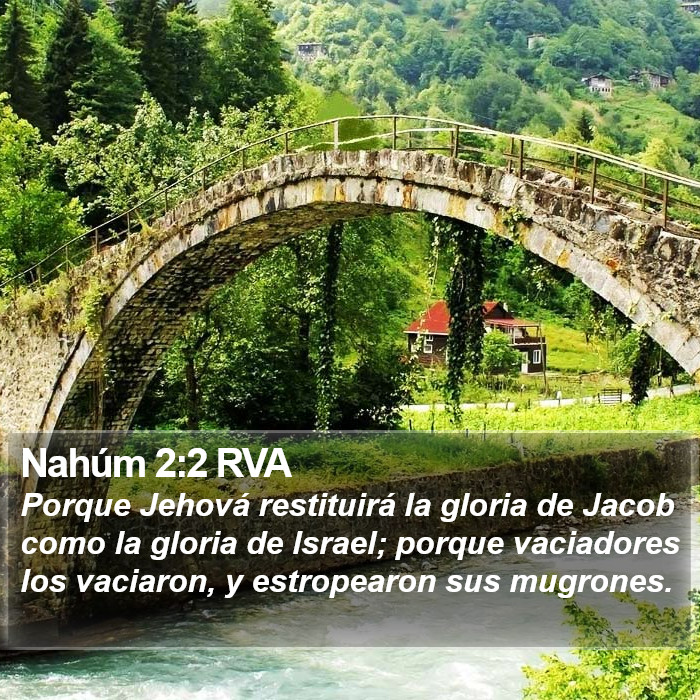 Nahúm 2:2 RVA Bible Study