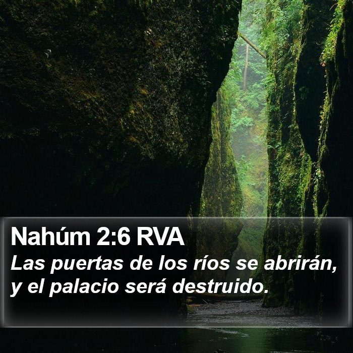 Nahúm 2:6 RVA Bible Study