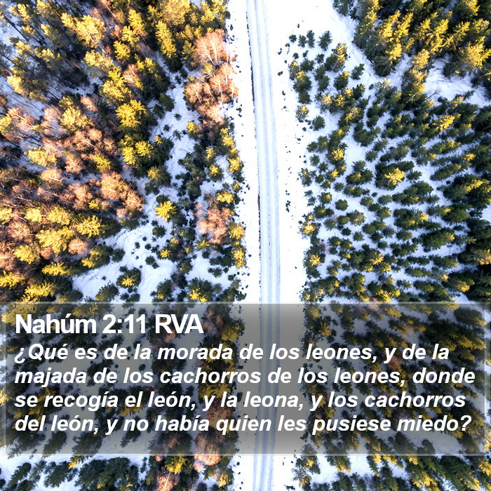 Nahúm 2:11 RVA Bible Study